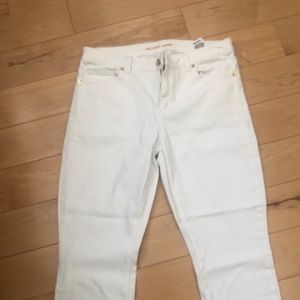 Michael Kors skinny white jeans, size 8